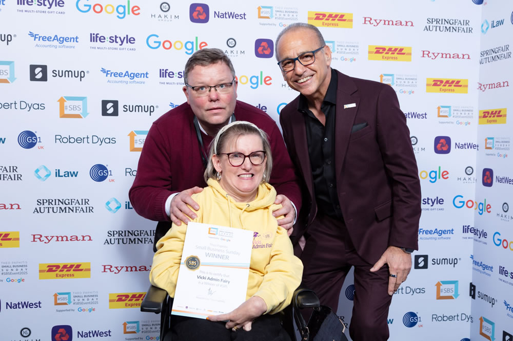 A Moment to Remember: Receiving My Certificate From Theo Paphitis