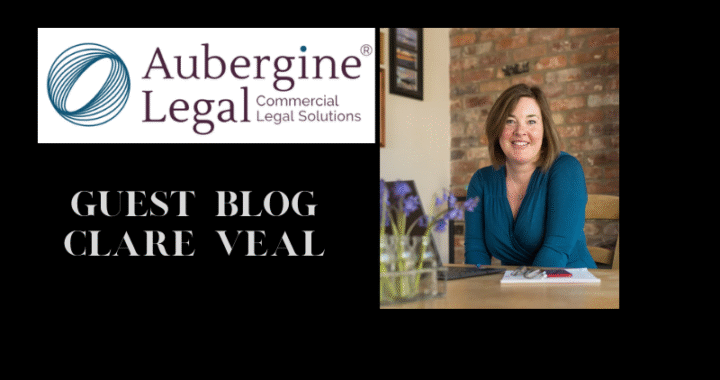 Aubergine Legal guest blog by Clare Veal.