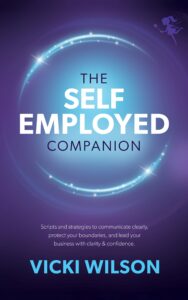 Book cover about self-employment strategies.