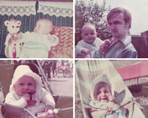 Nostalgic family moments captured in photographs